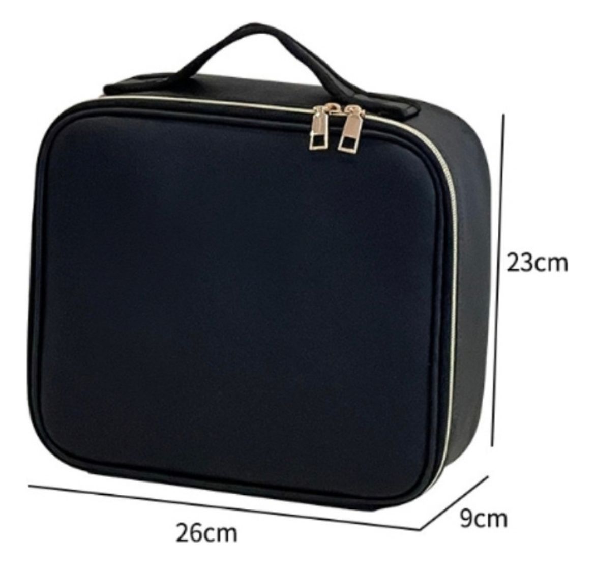 Glamour Portátil - Cosmetiquero con Espejo y Luz Led